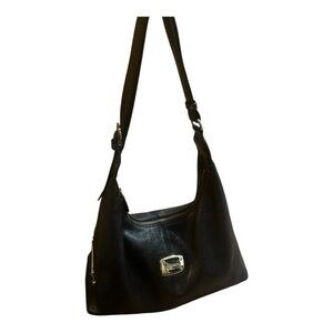 Jimmy Choi Black Leather Shoulder Bag